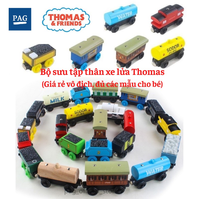 Bộ sưu tập thân xe lửa Thomas & Friends, sản phẩm chơi cùng đường ray xe lửa gỗ