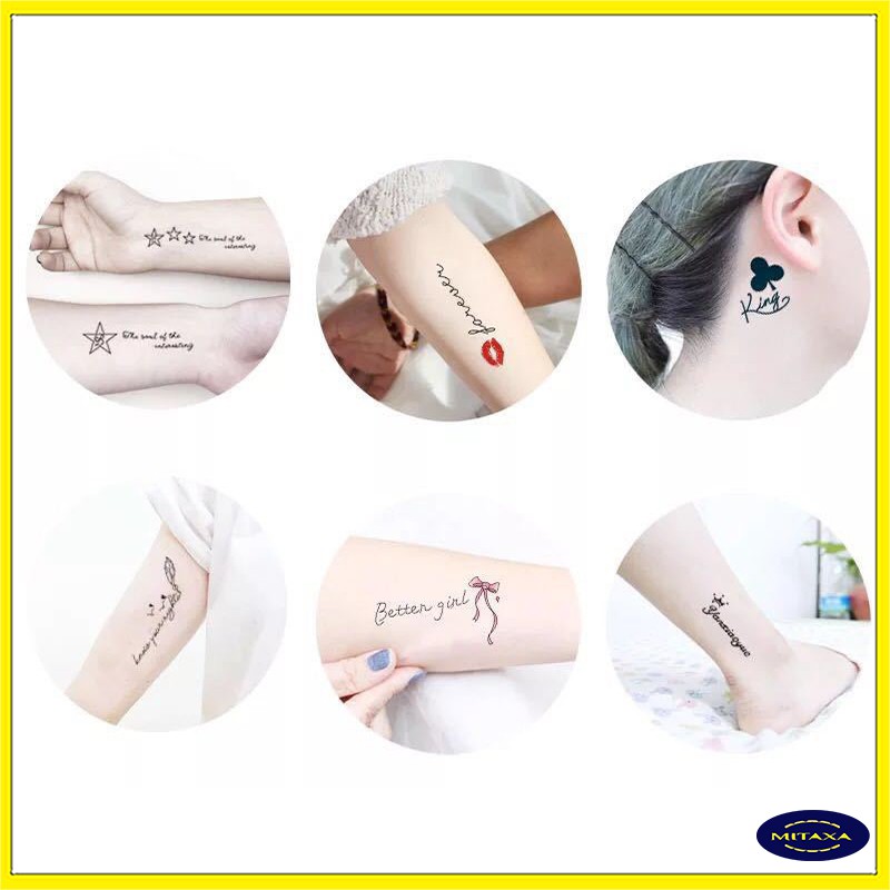 Hình xăm, tatoo - không thấm nước