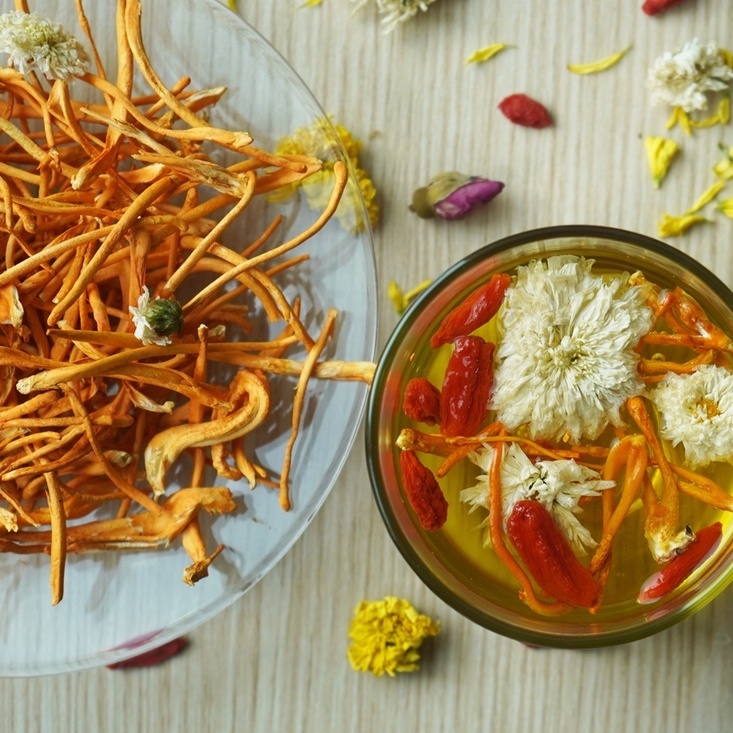 Đông Trùng Hạ Thảo sấy khô 100 gram.