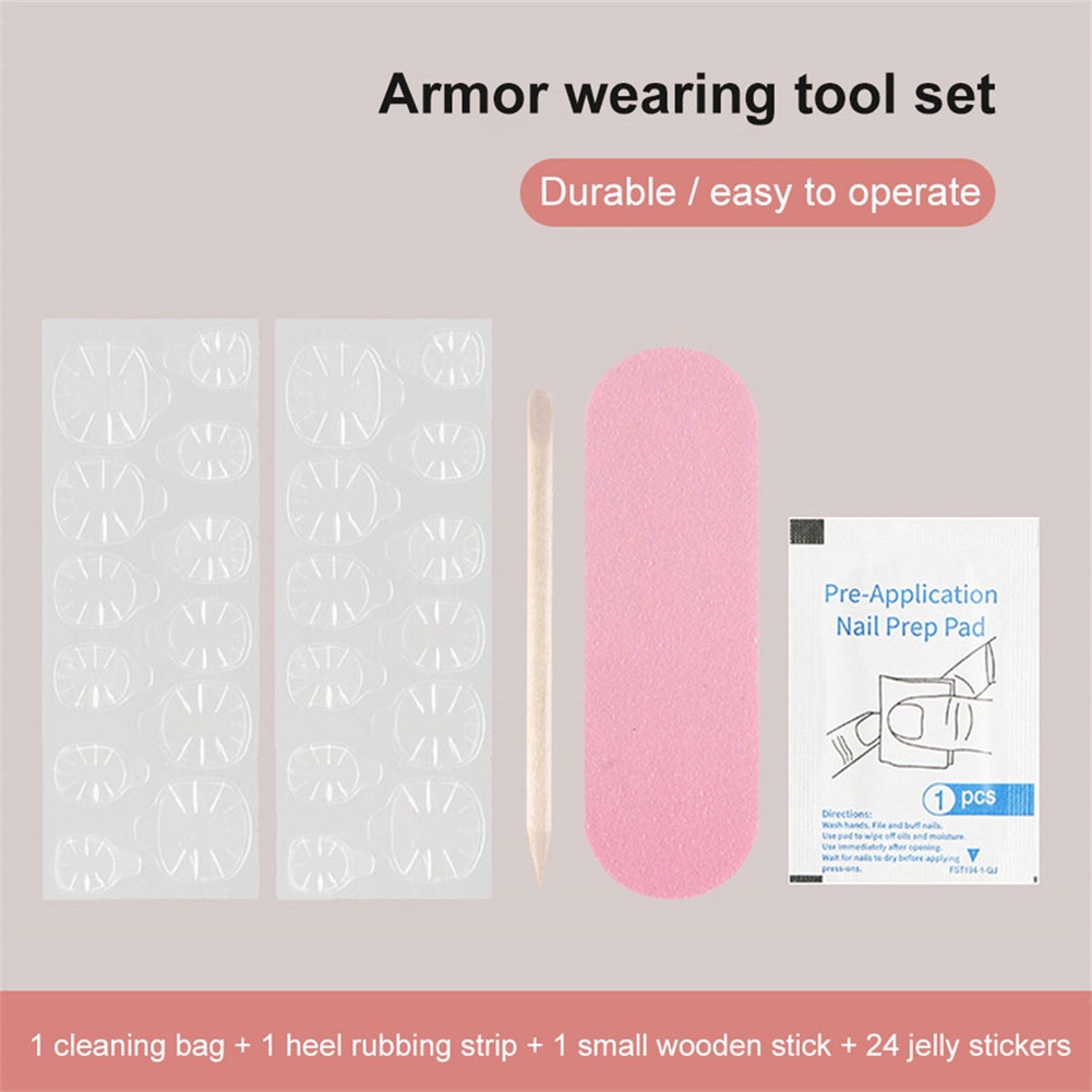 Bộ Móng Tay Giả Kèm Miếng Dán Trang Trí Nghệ Thuật DIY