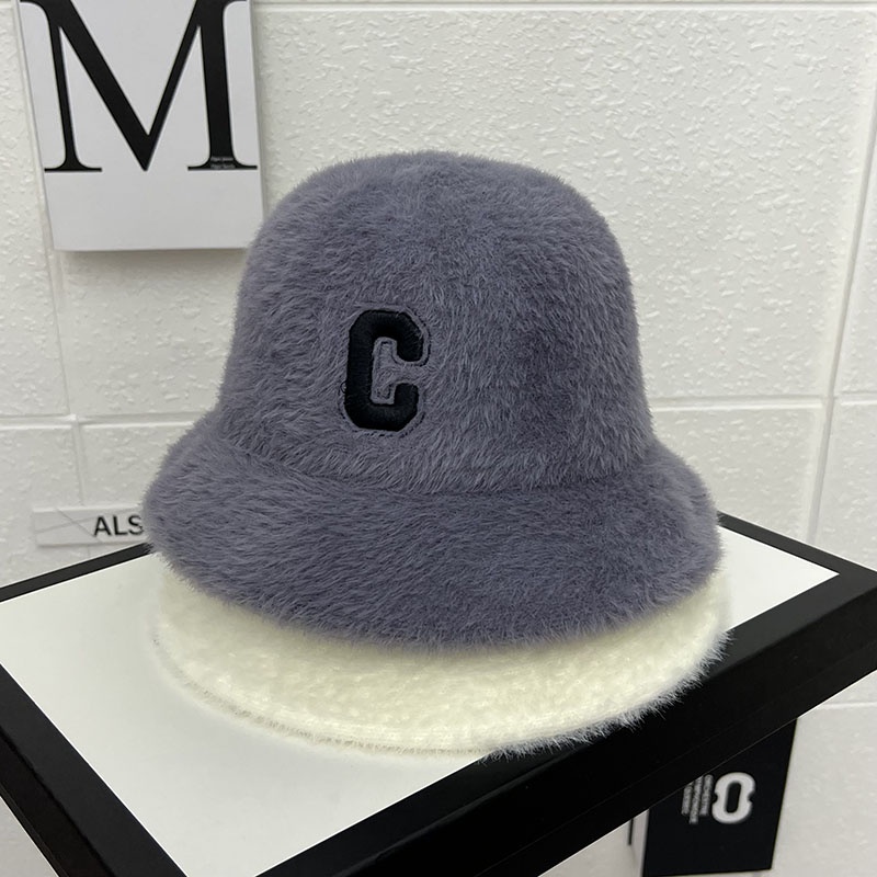 Nón Tai Bèo Vải Lông Thời Trang Thu Đông Phong Cách Hàn Quốc Xinh Xắn Cho Nữ