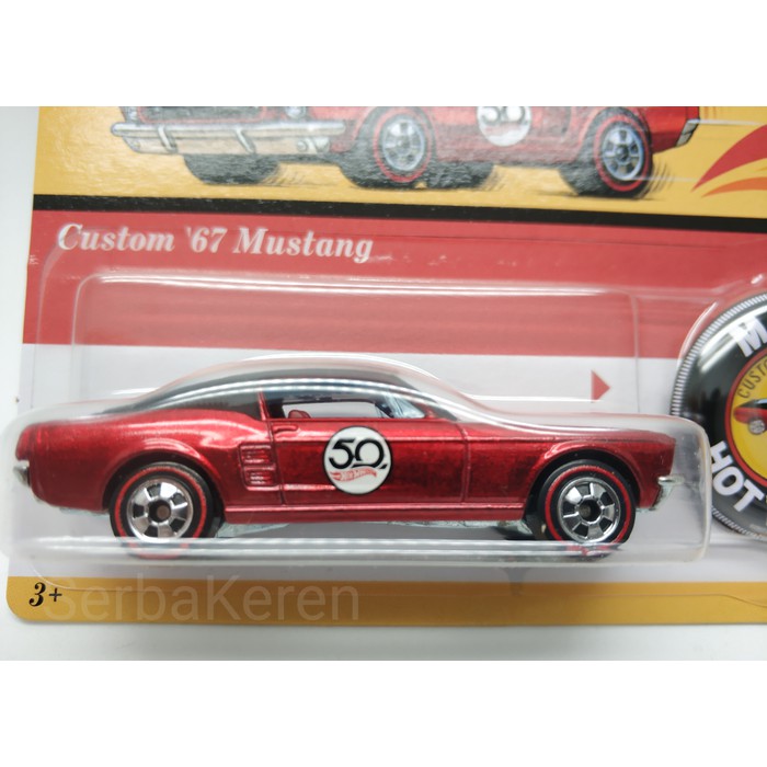 Hotwheels Mô Hình Xe Hơi Mustang Kỷ Niệm 50 Năm Sống Động