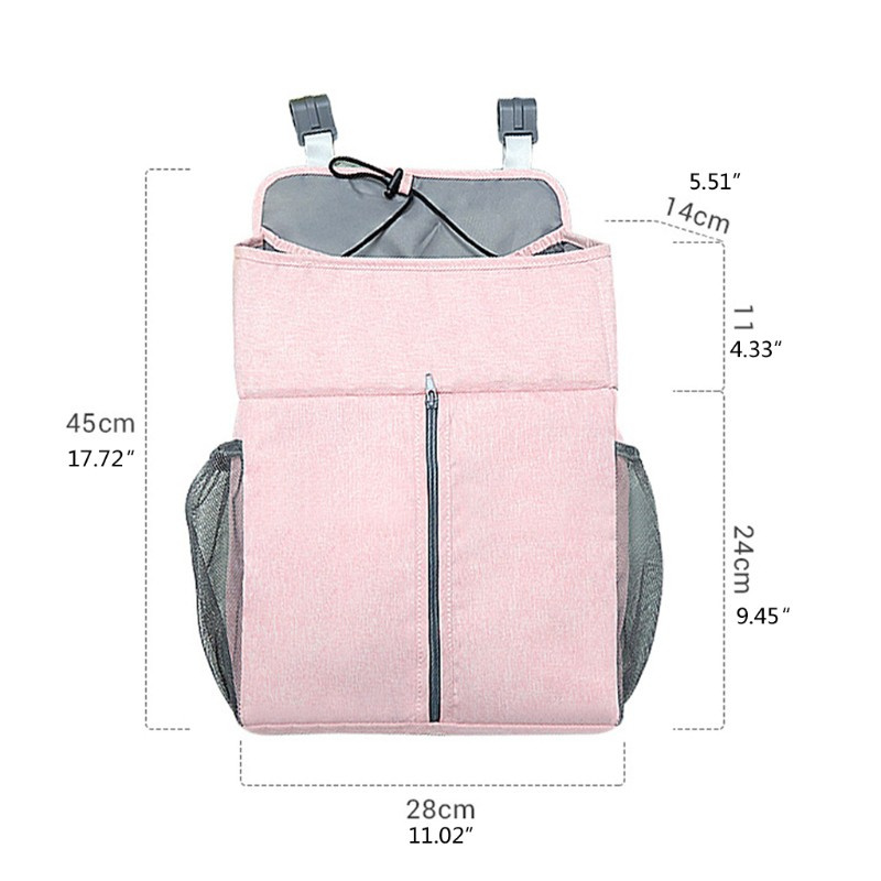 Túi đựng tã lót treo nôi em bé tiện dụng