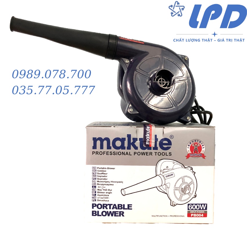 Máy thổi hút bụi chính hãng Makute PB004 công suất 600W