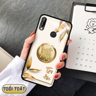 Ốp lưng kính 3D 12 con giáp Huawei NOVA 3E