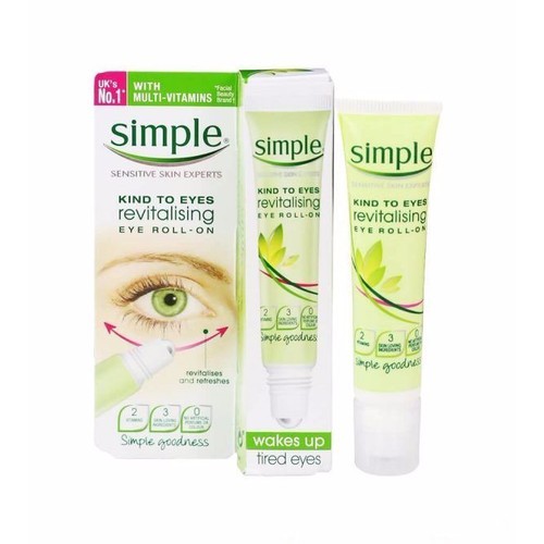 Lăn Dưỡng Mắt Simple Kind To Eyes Revitalising Eye Roll On-(Mẫu 2019) | BigBuy360 - bigbuy360.vn
