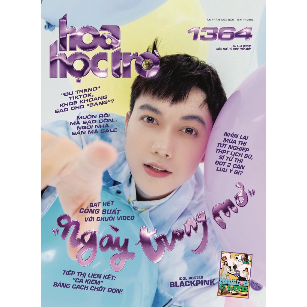 Sách Hoa Học Trò Số 1364 - Tặng Kèm Fanbook Khổ Lớn Million Club + 2 Idol Poster BLACKPINK
