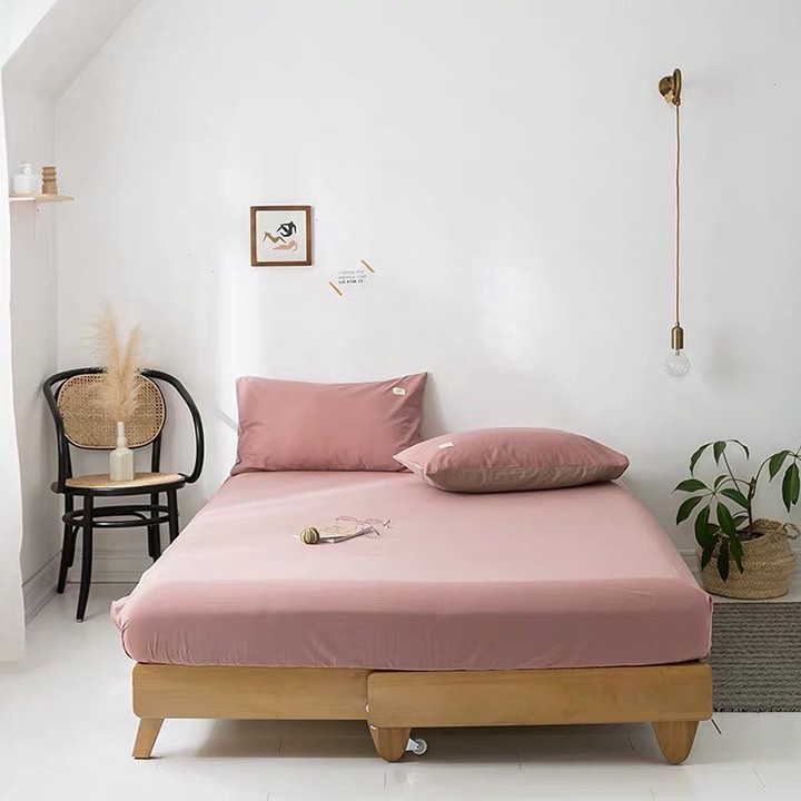 [Mã 12LSSALE giảm 100% đơn 50k] Ga giường cotton Tici ( Không kèm vỏ gối nằm ) phong cách hàn Quốc đủ màu, đủ size