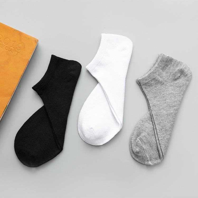 Tất nam nữ trơn cổ ngắn basic, vớ nam nữ cổ ngắn giá rẻ phong cách Vintage hàn quốc chống hôi chân TN00