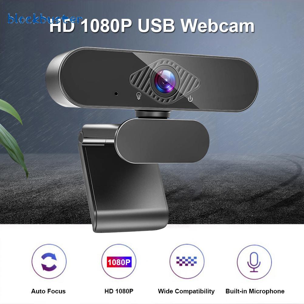 Webcam Hd 1080p Hd Usb Kèm Micro Cho Máy Tính