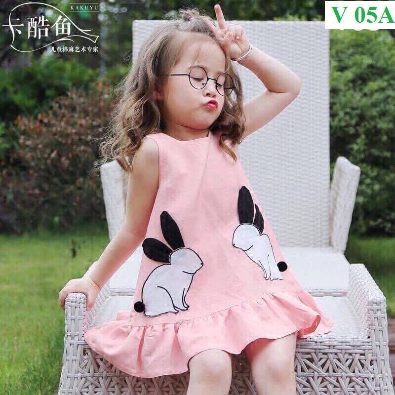 váy hình thỏ cho bé gái