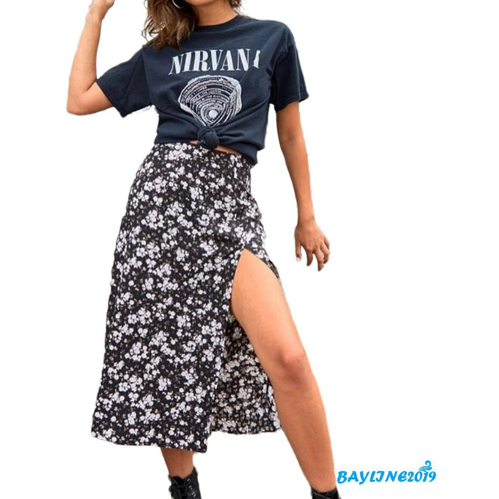 Chân Váy Lưng Cao Họa Tiết Da Báo Thời Trang Cho Nữ