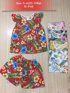 Bộ tôn bé gái size 20-30kg