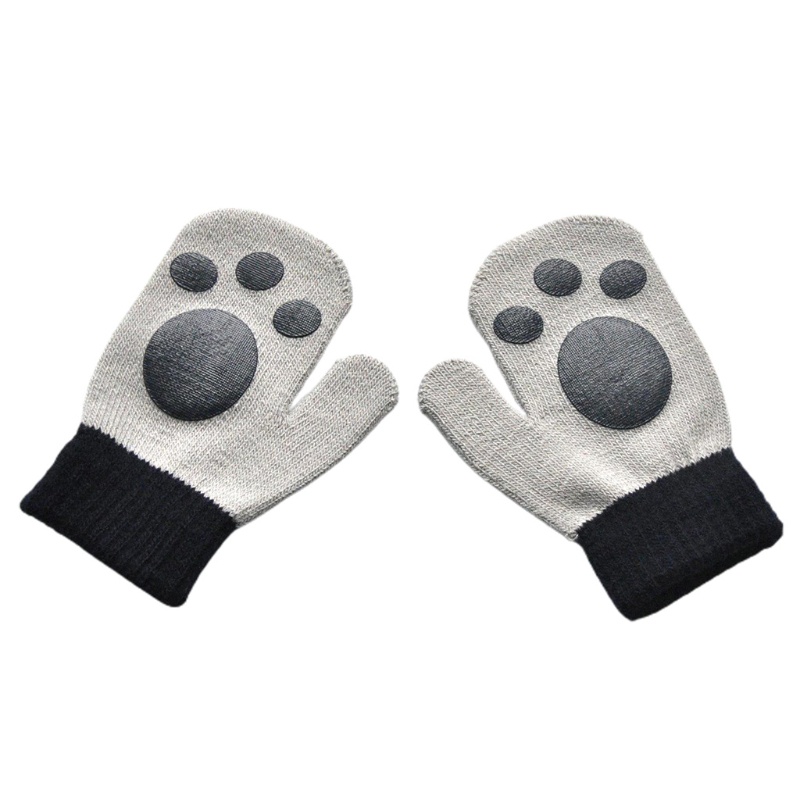 Găng Tay Len Dày Dặn Giữ Ấm Cho Bé