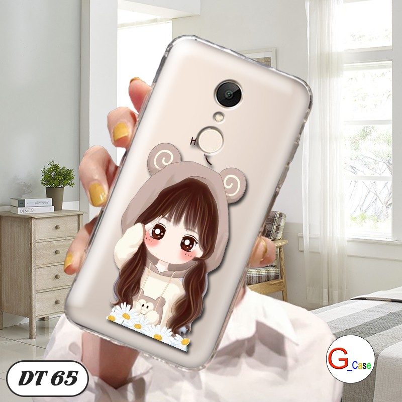 Ốp lưng dẻo trong in hình cho Xiaomi Redmi 5