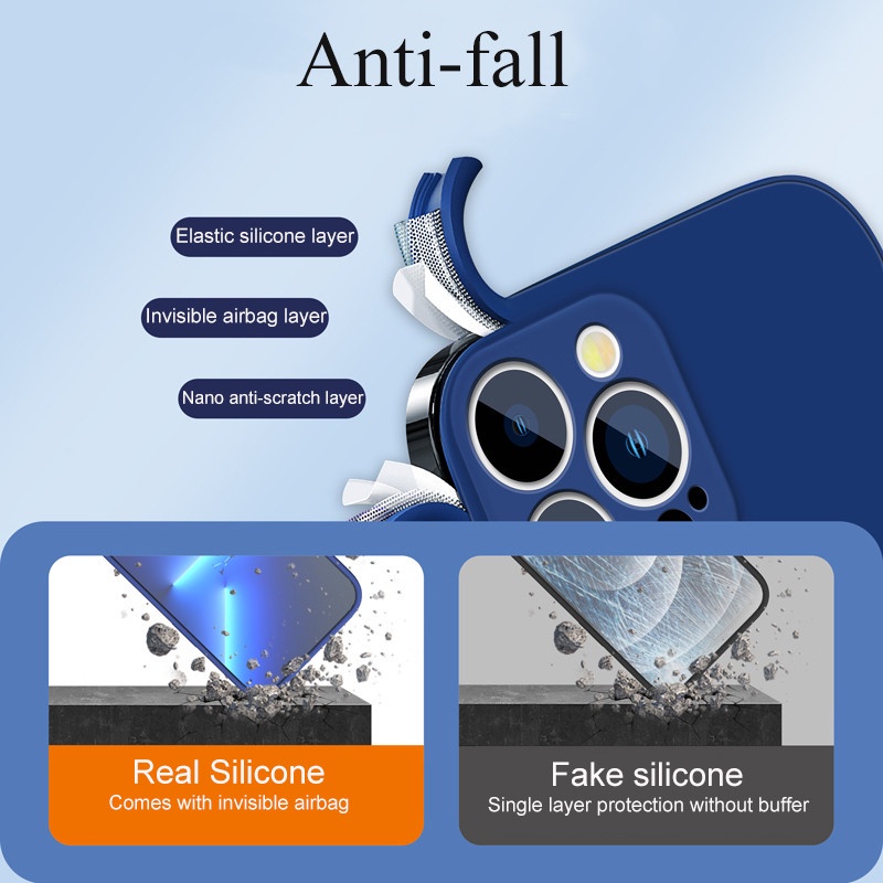 Ốp Điện Thoại Silicon Dẻo Mặt Nhám Dáng Vuông Sang Trọng Cho iPhone 7 8 Plus 7Plus 8Plus 11 12 13 Pro Max Mini