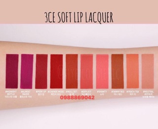 SON 3CE LIP LACQUER
