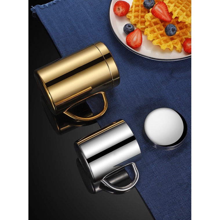 Bình Nước Giữ Nhiệt Bằng Thép Không Gỉ 304 Hai Lớp Cách Nhiệt