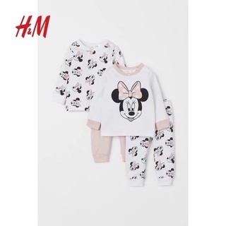 Set bộ cotton Mickey Minnie HM cho bé