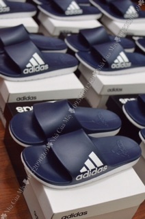 [☘️ADIDAS®☘️]- DÉP ĐÚC AQUALETTE CLOUDFOAM 2018- Navy S/Trắng