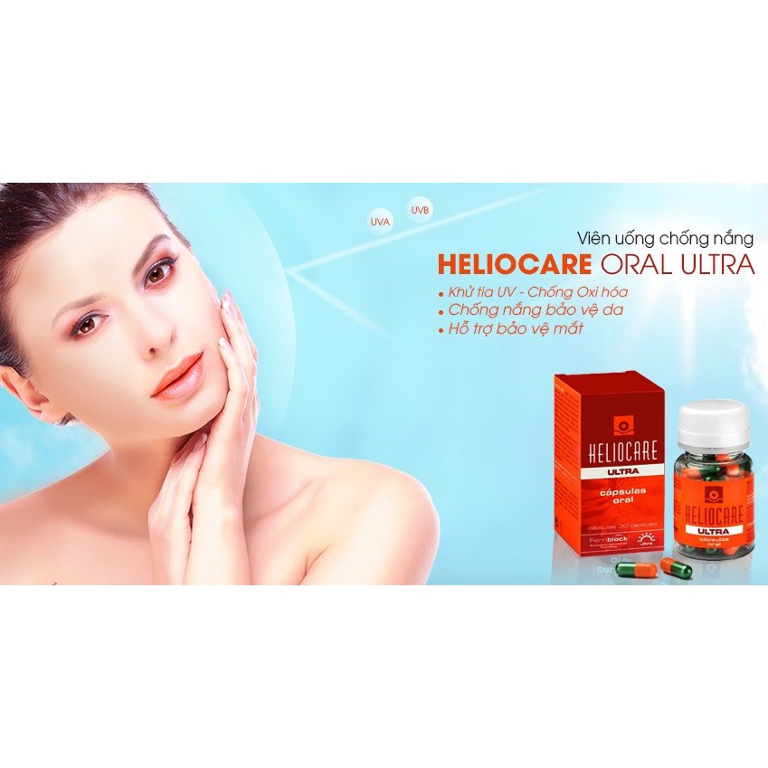 Viên Uống Heliocare Chống Nắng Ultra-D 30 Viên