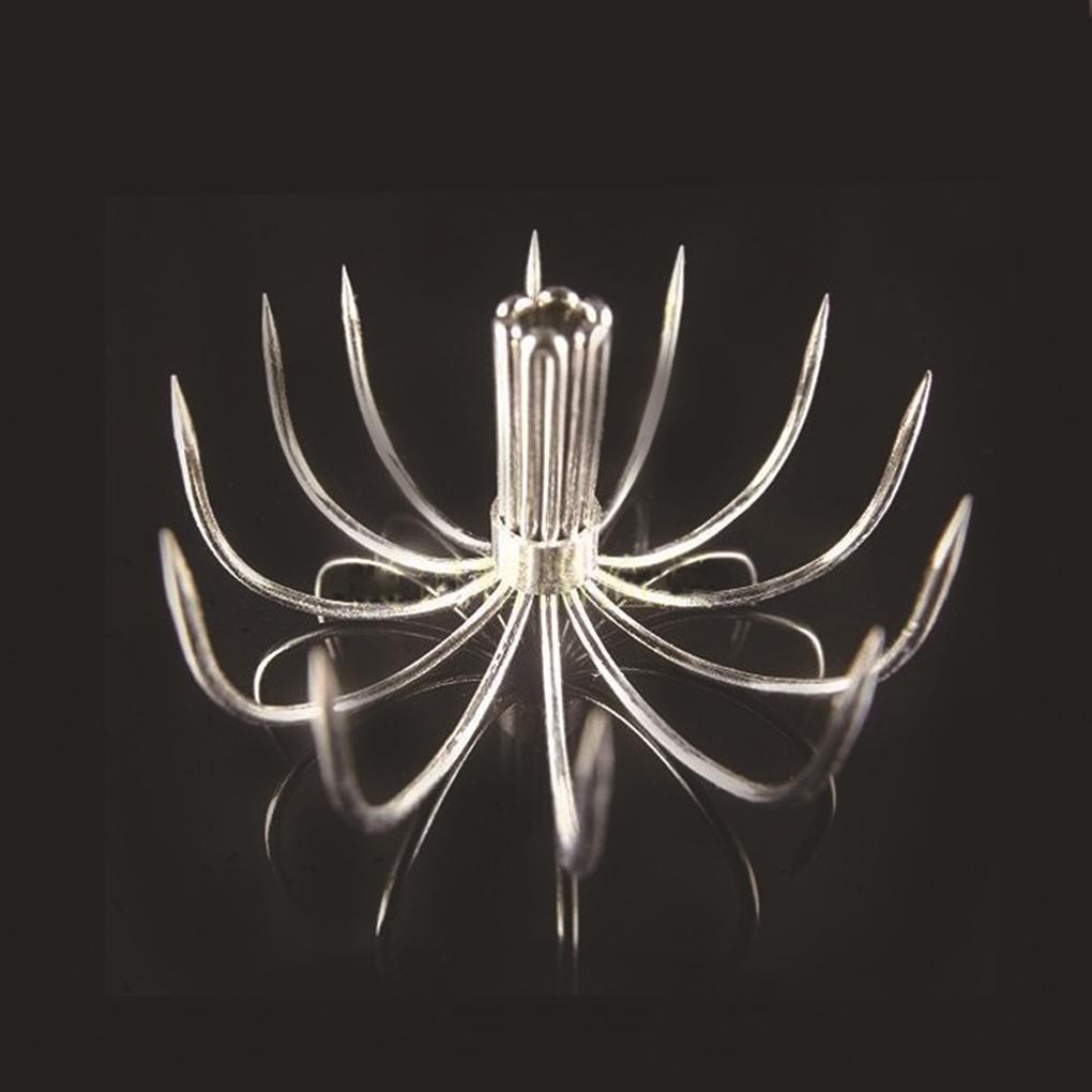 Giá Đỡ Móc Câu Cá Bằng Thép Không Gỉ 12 Ngăn Tiện Lợi