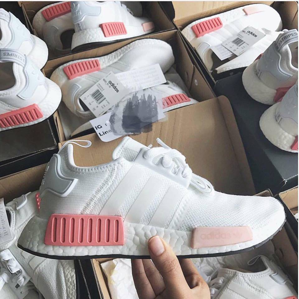 GIÀY THỂ THAO  NMD WHITE PINK__FULLBOX