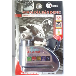 Khóa đĩa xe máy alarm báo động chống trộm