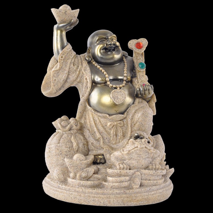 Tượng Phật Di Lặc Bằng Nhựa Resin Dùng Trang Trí Nhà Cửa