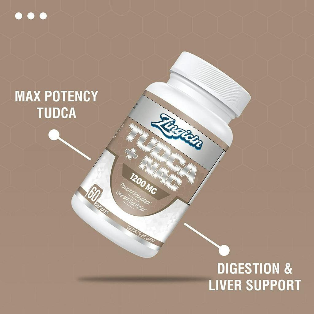 Viên TUDCA 1200mg + NAC - 60 Viên - Giải Độc Gan, Hạ Men Gan