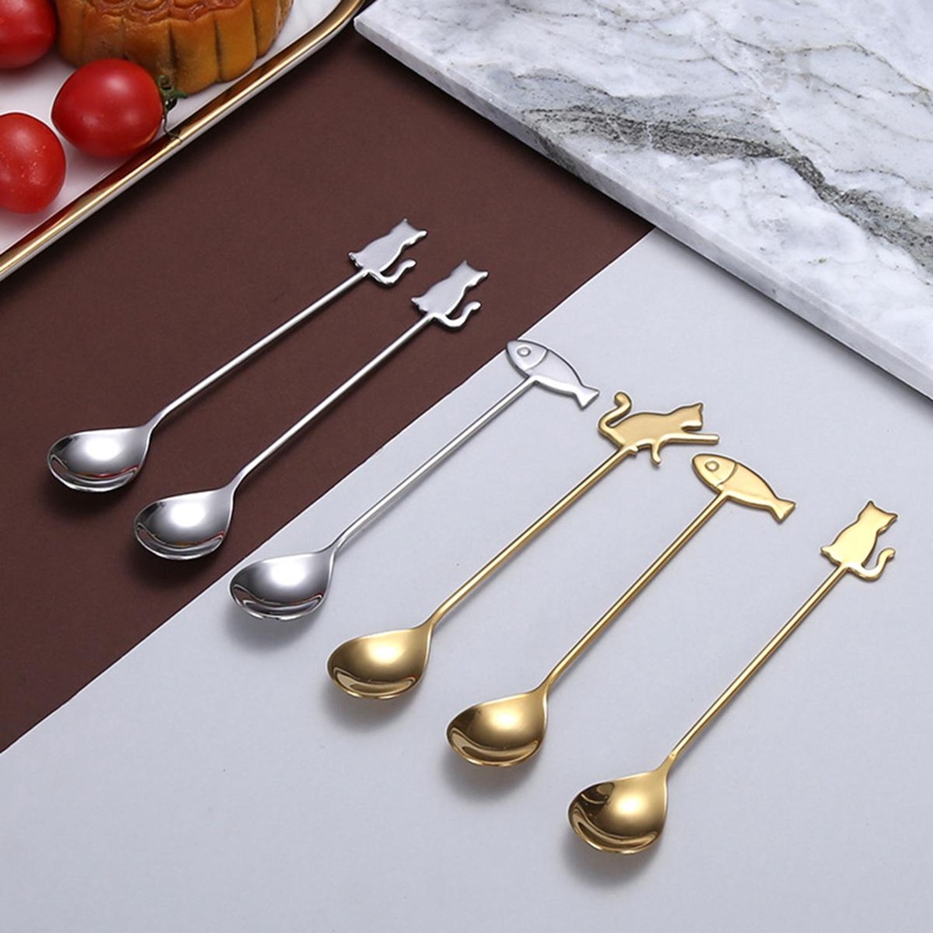 Muỗng Khuấy Đồ Uống Bằng Thép Không Gỉ