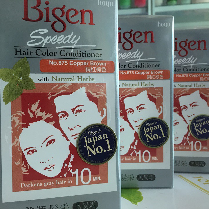 Thuốc nhuộm tóc Bigen Hair Color #875 - Nâu Đồng