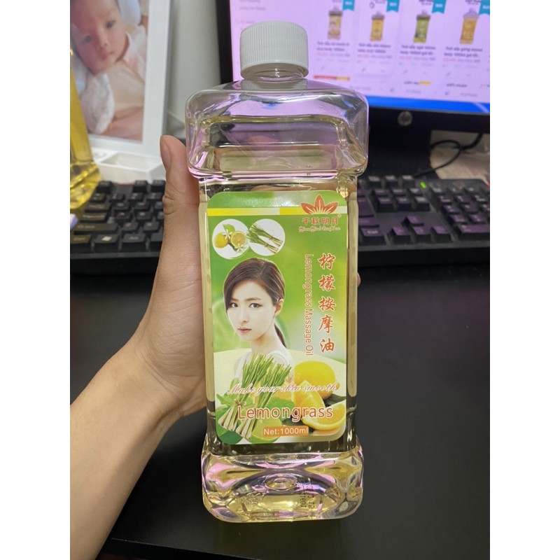 Tinh dầu sả chanh massa body 1000ml giá tốt nhất shopee