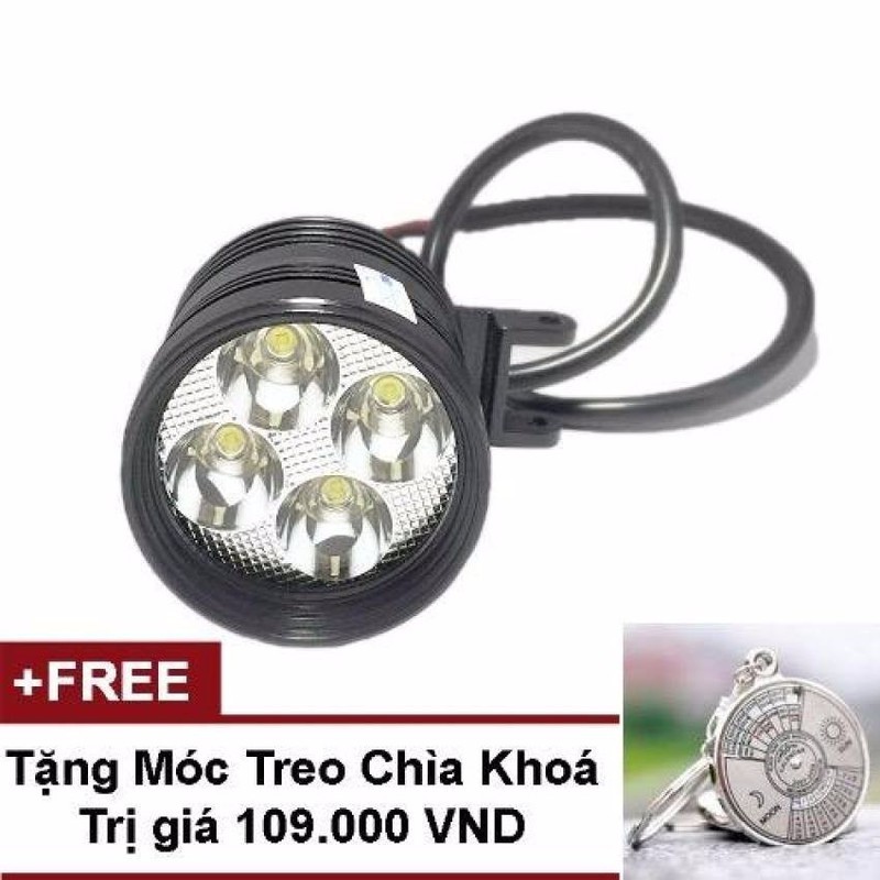Đèn Led trợ sáng xe máy L4 - CYT + Tặng móc treo chìa khóa