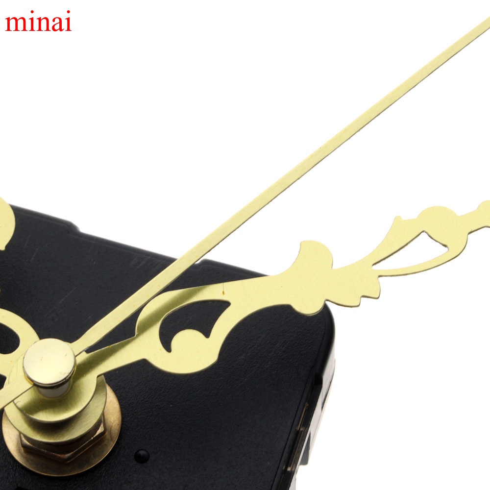 MINAI Quartz Clock Movement Mechanism DIY Repair Parts Gold LW