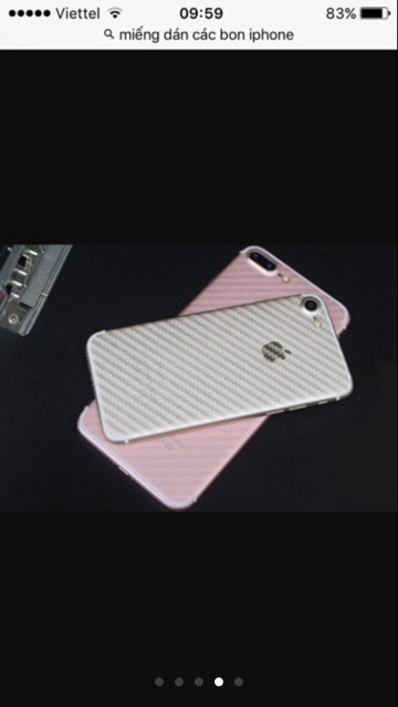 ( Giá GỐc) Dán các bon ip5/6/6plus/7/7plus