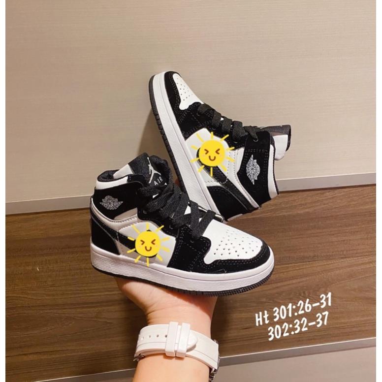 Giày jordan cho bé trai và bé gái, giày thể thao cao cổ jordan cho bé size từ 25-37
