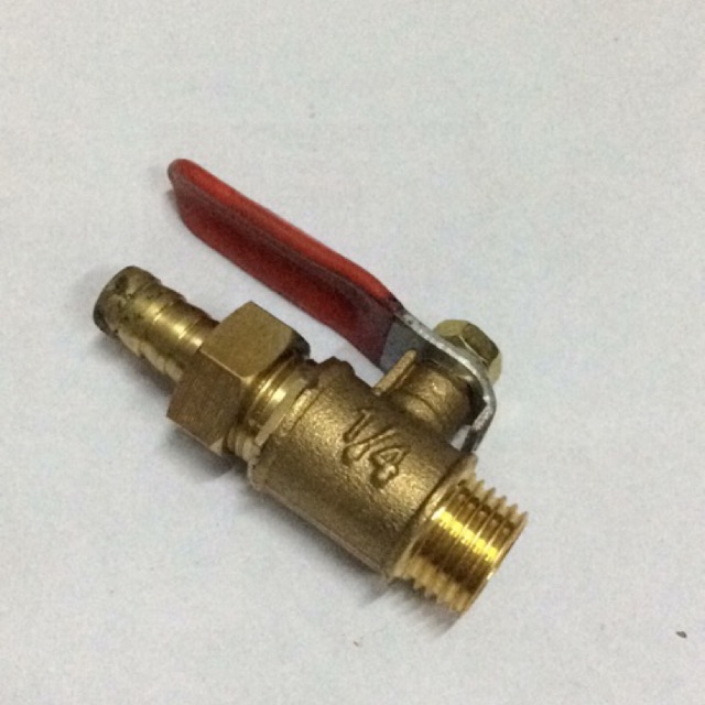 Van thau xả hơi - xả khí nén máy bơm hơi 2 đầu răng 13mm