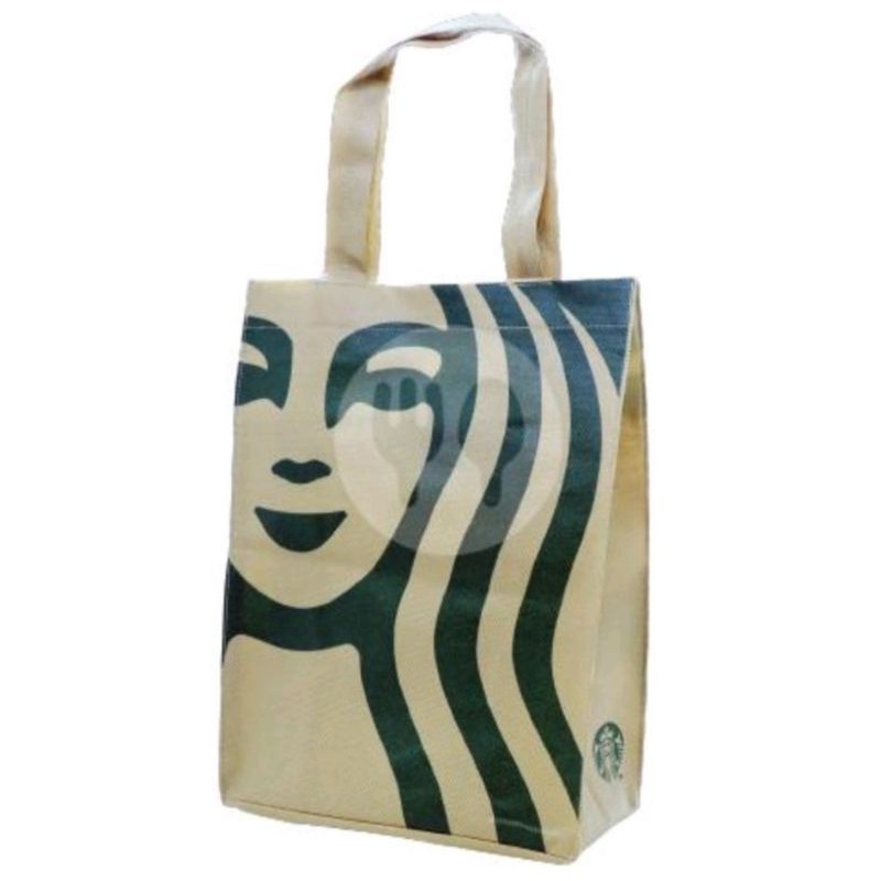 Túi Xách Vải In Hình Starbuck Xinh Xắn Hợp Thời Trang