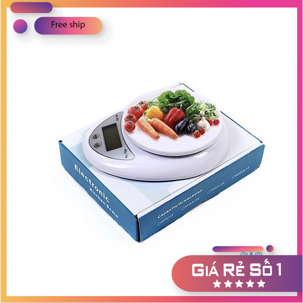 Cân điện tử để bàn WH B05 5kg cân tiểu ly