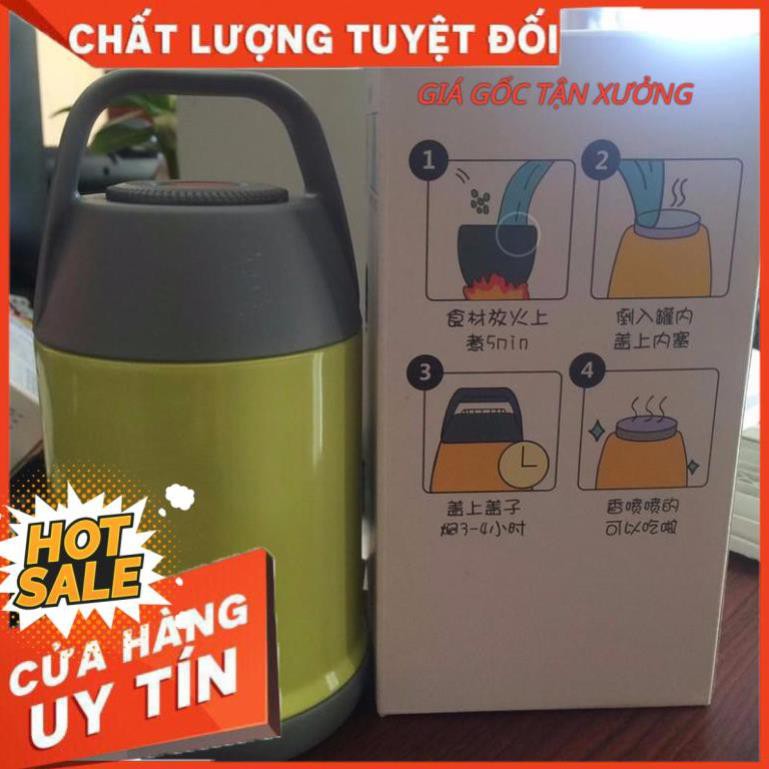 Bình ủ cháo giữ nhiệt siêu tốt chất liệu inox 304 an toàn cho sức khỏe