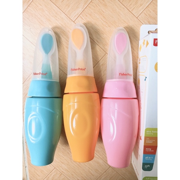 Bình muỗng ăn dặm nhựa mềm Fisher Price FP201240 upass
