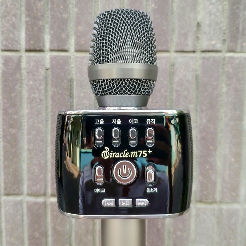 Miracle M75 Plus – Micro karaoke kèm loa thương hiệu Hàn Quốc