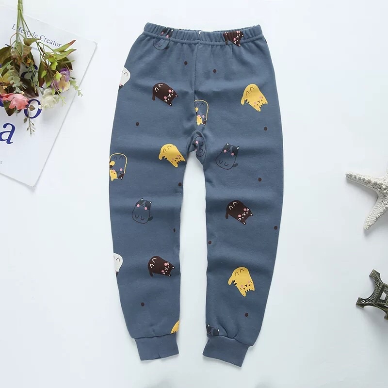 Quần dài cotton size lớn cho bé trai bé gái từ 14-28 kg