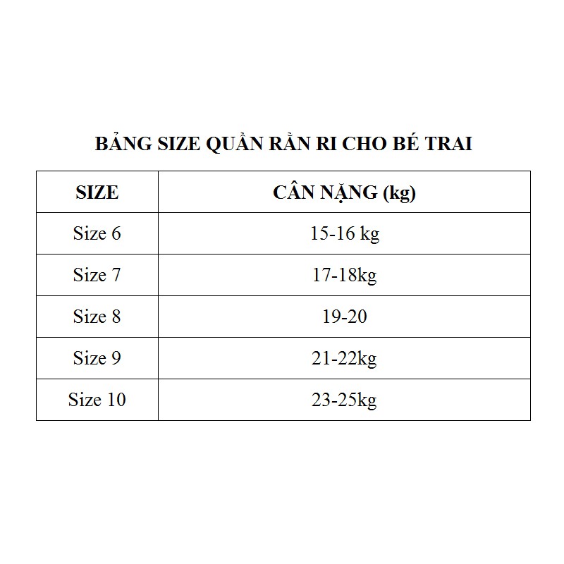 Quần đùi rằn ri cotton mềm mịn cho bé trai  từ 15-25kg - ĐRR10