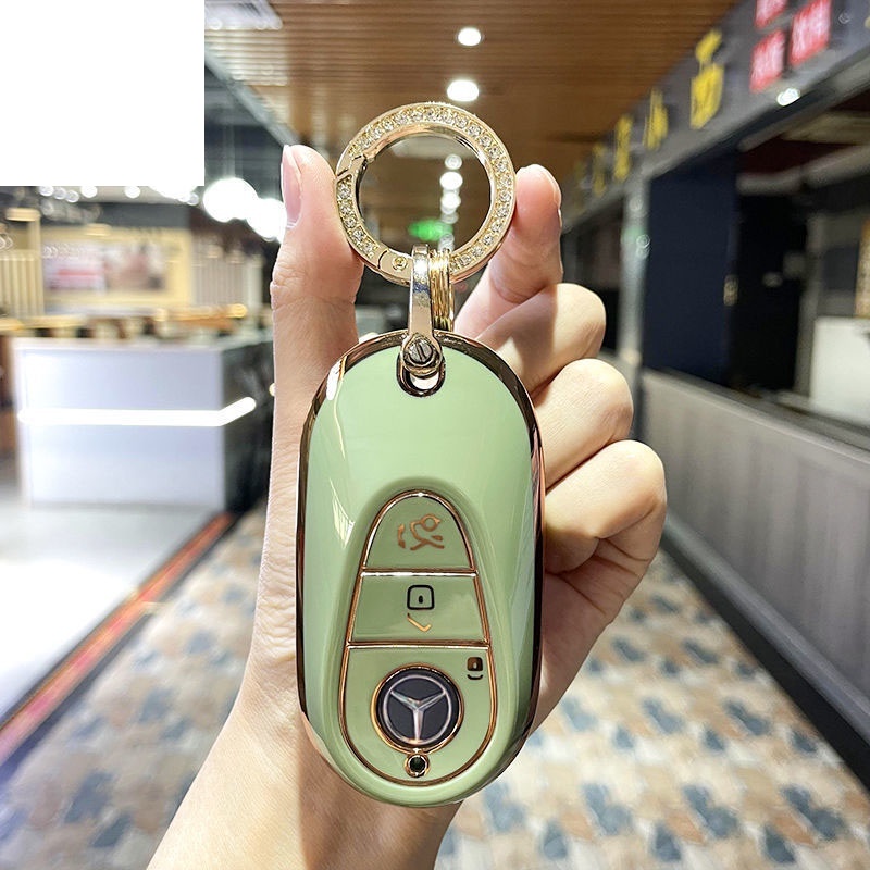 Vỏ Bọc Chìa Khóa Xe Hơi Mercedes Benz 2021 C Class S Class W223 S350 S400 S450 S500 C200 C260 2021