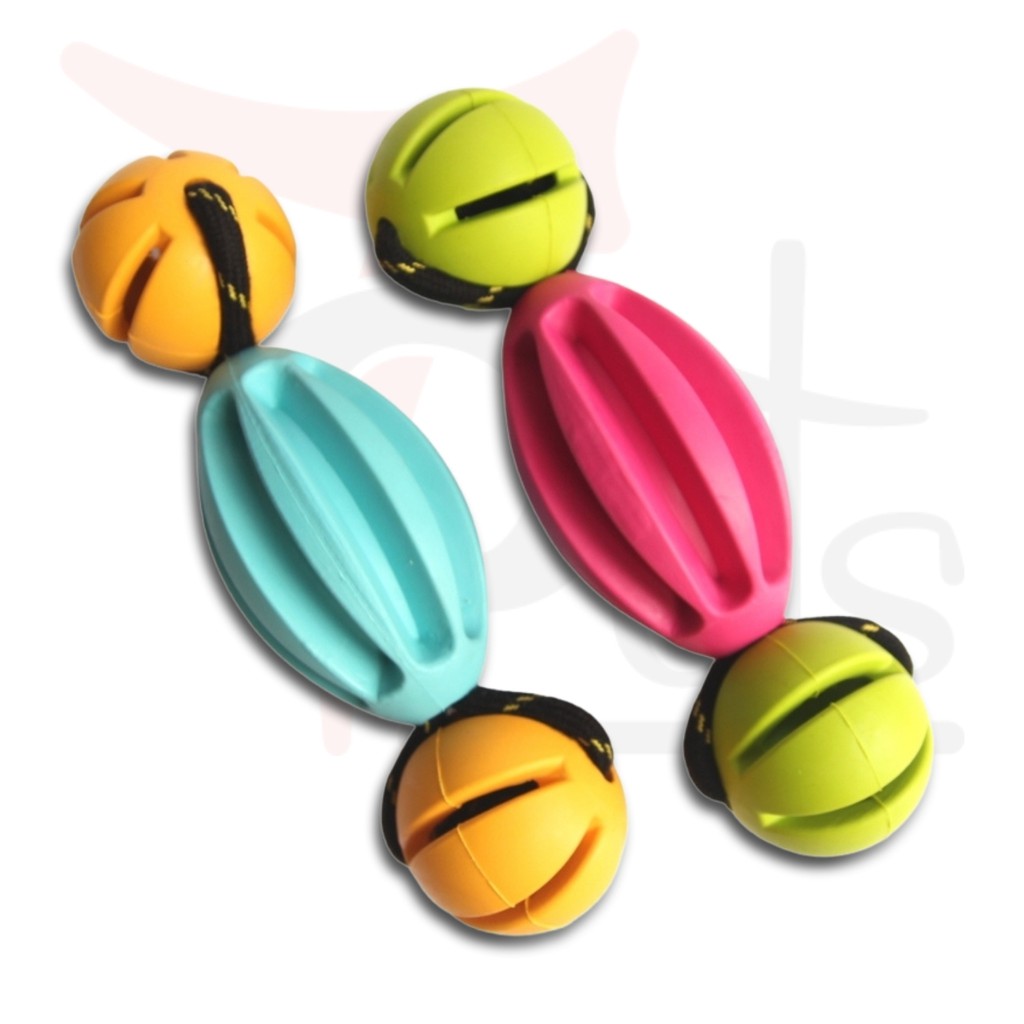 Đồ chơi cao su cho chó xâu chuỗi 3 trái banh TPets - TP009