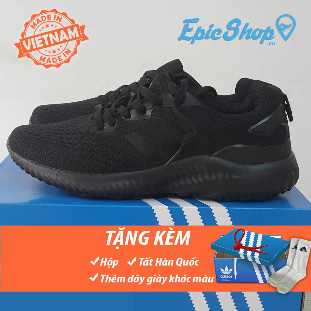 (Ảnh thật+Full box) Giày Alpha Bounce đen full