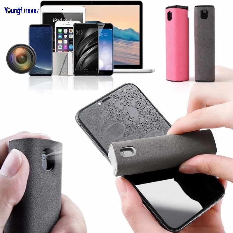 Bình Xịt Nhựa Rỗng 2 Trong 1 Dùng Vệ Sinh Màn Hình Điện Thoại/Máy Tính Bảng/Máy Tính