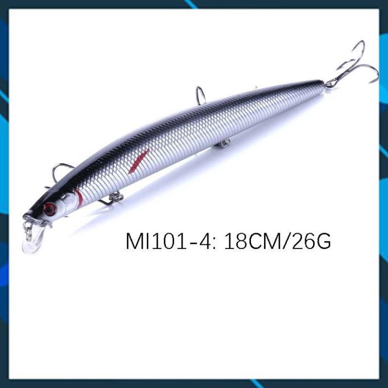 [Chất Lượng] Mồi Câu lure, cá chẽm , có mú, cá ngão , cá biển dài 18cm nặng 26gr